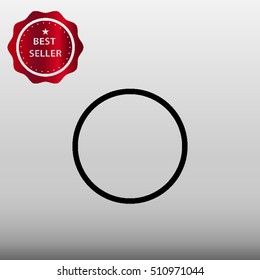 Empty Circle With Empty Space For Logos Vector Icon Illustration