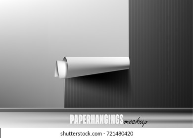 Download Wallpaper Roll Mockup High Res Stock Images Shutterstock