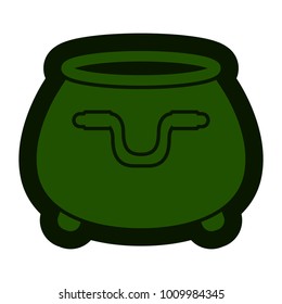 Empty coin pot icon