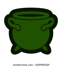 Empty coin pot icon