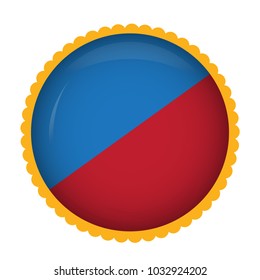 Empty colombian campaign button