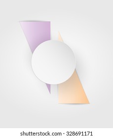 empty color banner on gray gradient background