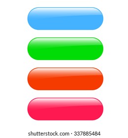 empty color glossy icons