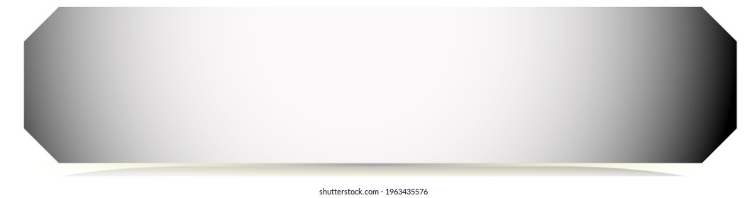 Empty colorful  button, banner shapes