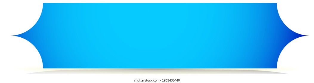 Empty colorful  button, banner shapes