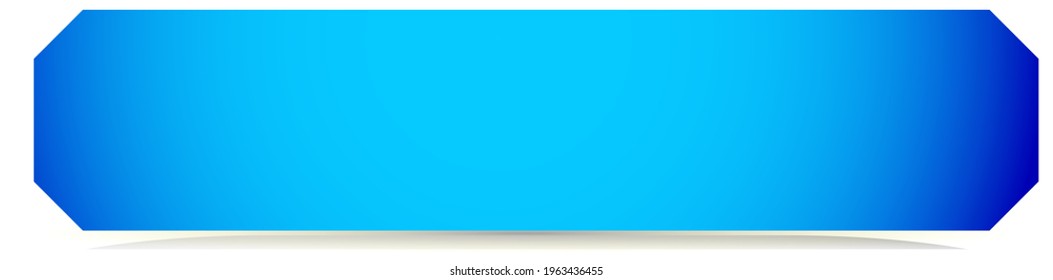 Empty colorful  button, banner shapes