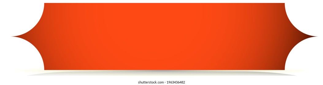 Empty colorful  button, banner shapes
