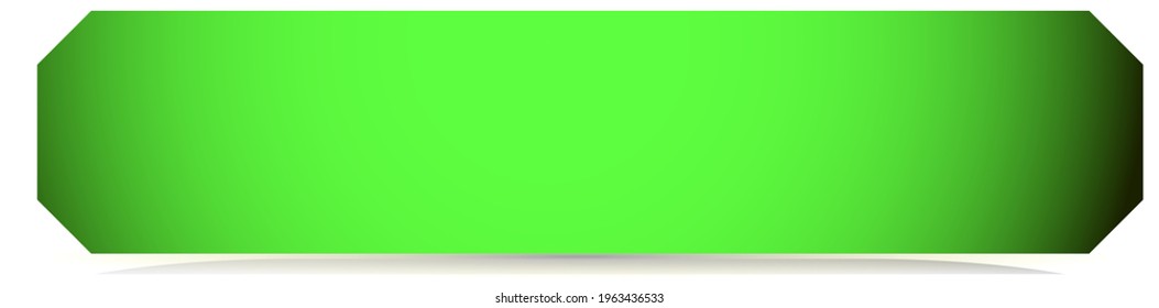 Empty colorful  button, banner shapes