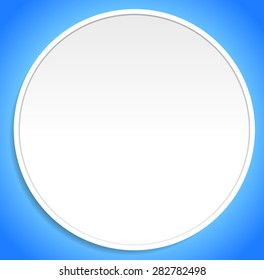 Empty colorful circle shape, circle element, vector eps 10.