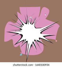 Empty Comic Book Text Speech Bubbles Vector Illustration