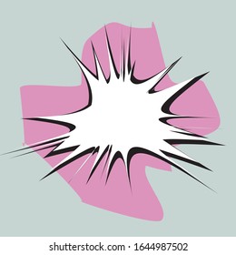 Empty Comic Book Text Speech Bubbles Vector Illustration