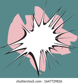 Empty Comic Book Text Speech Bubbles Vector Illustration