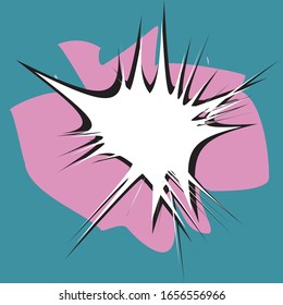 Empty Comic Book Text Speech Bubbles Vector Illustration