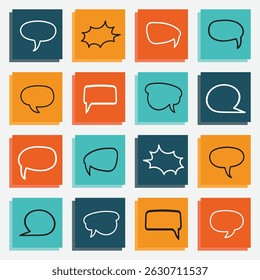 Empty comic bubble icon vector illustration design in retro, vintage, pop art style. For digital education needs and book story elements

