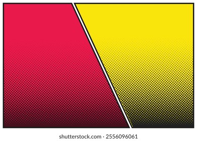 empty comic colorful template background