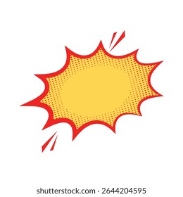 Empty Comic Speech Bubbles – Hand Drawn Vector Pop Art Elements for Dialogue and Expression