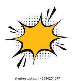 Empty Comic Speech Bubbles – Hand Drawn Vector Pop Art Elements for Dialogue and Expression
