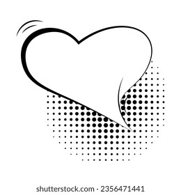Empty comic style speech buble.Design elements for poster, t shirt, banner. Vector image