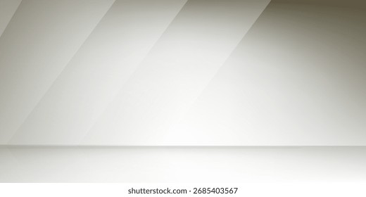 Empty concrete room and floor background, Perspective grey gradient concrete room for interior background, backdrop,  Gray grunge cement room with space for product display mockup, template.vector
