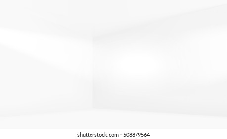 Empty Corner In The Room With Spotlight. EPS10 Vector