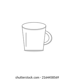 Empty Cup Mockup Design Free Vector