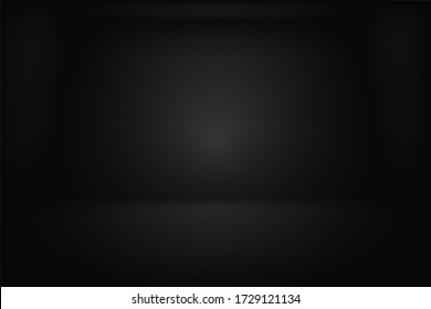 empty dark room vector design illustration eps.10