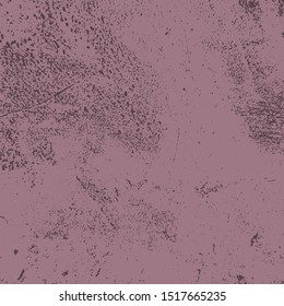 Empty Design Template. Distress Dirty Violet Texture. Grunge Color Lilac Background. EPS10 vector