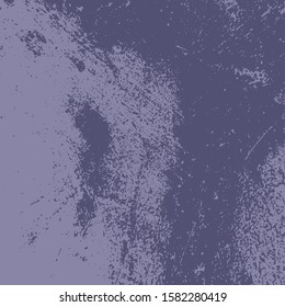 Empty Design Template. Distress Dirty Violet Texture. Grunge Color Lilac Background. EPS10 vector
