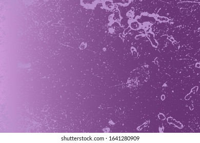 Empty Design Template. Distress Dirty Violet Texture. Grunge Color Lilac Background. EPS10 vector