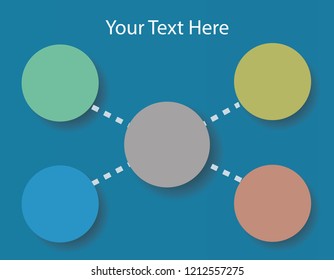 empty diagram, blue background 