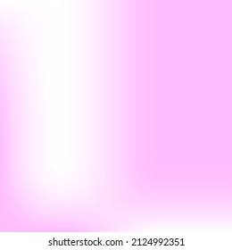 Empty Digital Light Watercolor Trendy Gradient Backdrop. Barbie Color Pastel Fashion Smooth Blurry Background. Liquid Vector Vibrant Minimal Blurred Texture. Bright Pink White Soft Gradient Mesh.