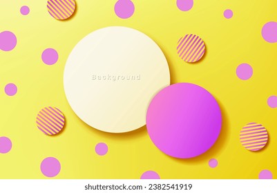 Empty display scene presentation for product placement background