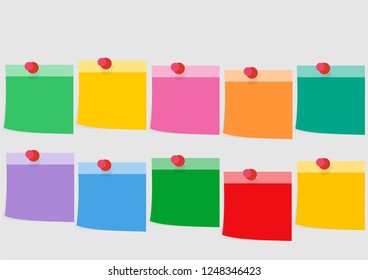 Empty to do list note papers