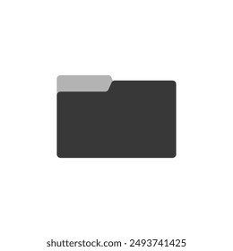 Empty document file monochrome color design vector illustration