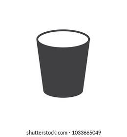 empty drink glass sign vector