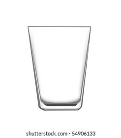 empty drinking glass