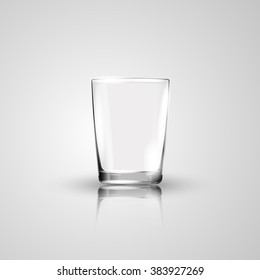 Empty Drinking Glass Cup