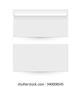 Empty envelope for business mail