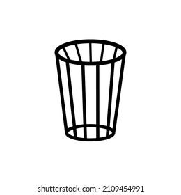 empty faced glass logo template illustration 