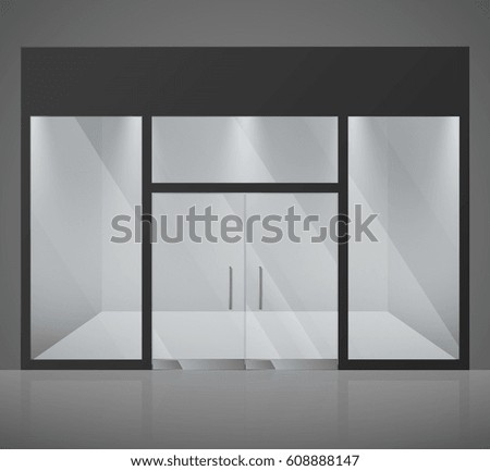 Similar – Image, Stock Photo Window facade