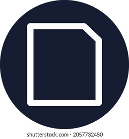 Empty file  Isolated Vector icon which can easily modify or edit

