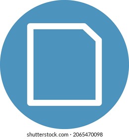 Empty file  Isolated Vector icon which can easily modify or edit

