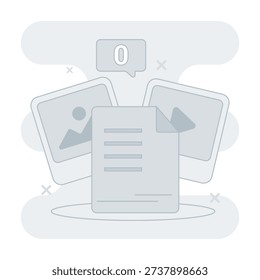 Empty File Empty States Illustration