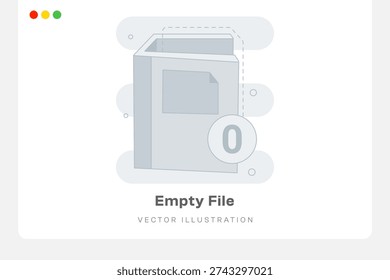 Empty File Empty States Illustration
