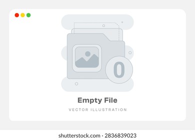 Empty File Empty States Illustration 