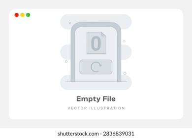Empty File Empty States Illustration 