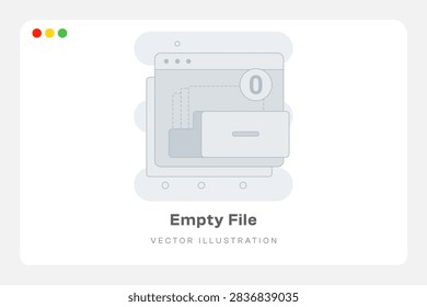 Empty File Empty States Illustration 
