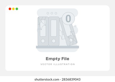 Empty File Empty States Illustration 