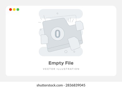 Empty File Empty States Illustration 