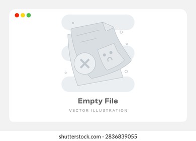 Empty File Empty States Illustration 